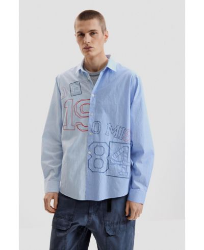 Мужская рубашка Desigual с вышивкой