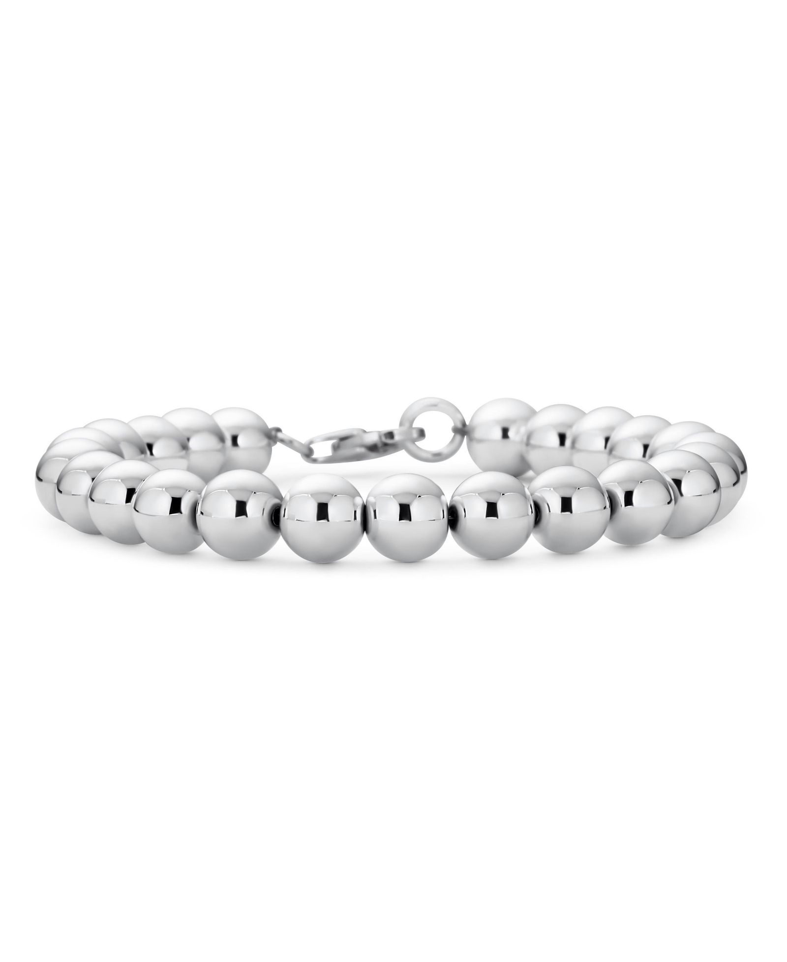 Bling Jewelry Браслет из серебра 925 Sterling Silver с бусинами 8MM