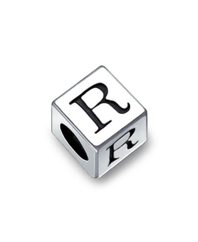 Bling Jewelry подвеска-бусина с заглавной буквой алфавита для европейского браслета