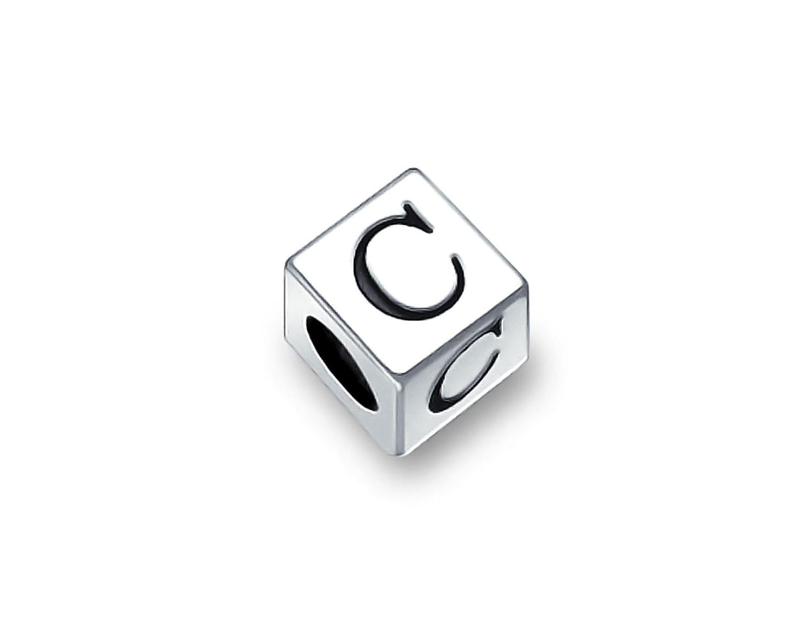 Bling Jewelry подвеска-бусина с заглавной буквой алфавита для европейского браслета