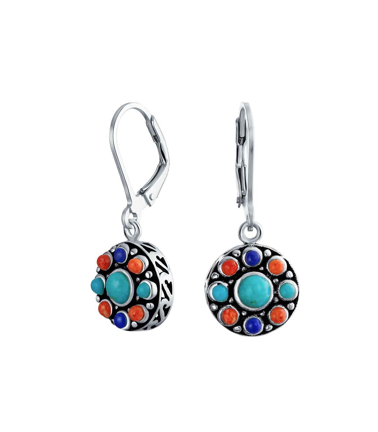 Серьги Bling Jewelry в стиле Native American