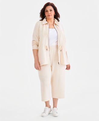 Брюки Style & Co Plus Size LuxLounge из футера