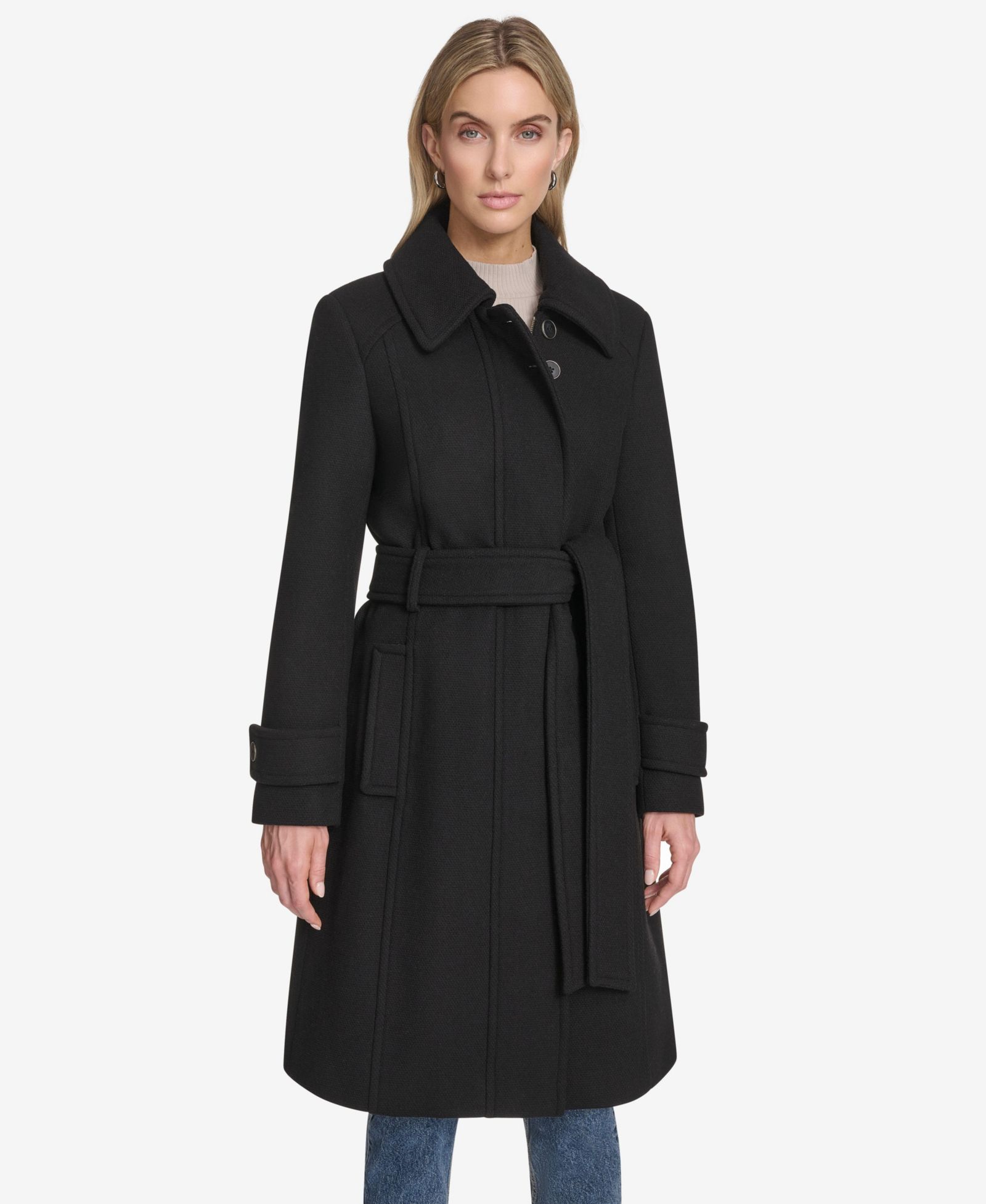Женский тренч Andrew Marc Lawley Wool Blend