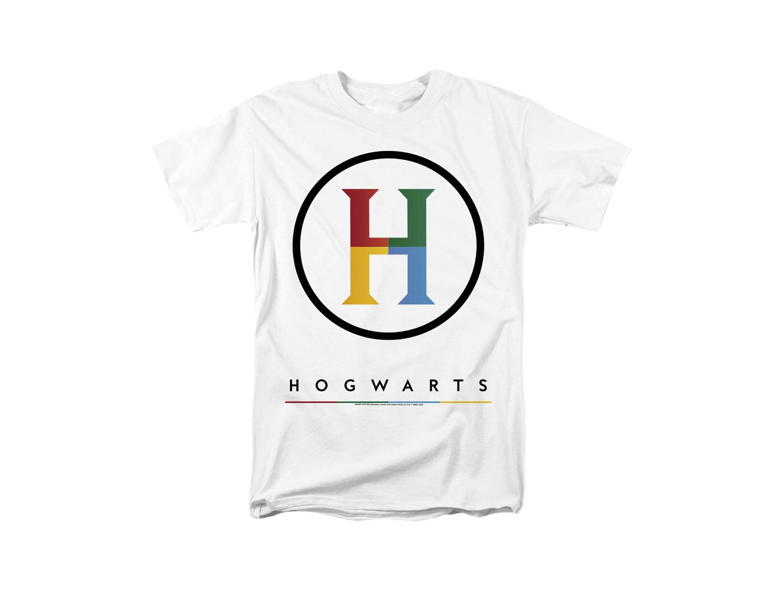 Футболка Harry Potter Men's Hogwarts Four Colored H Logo
