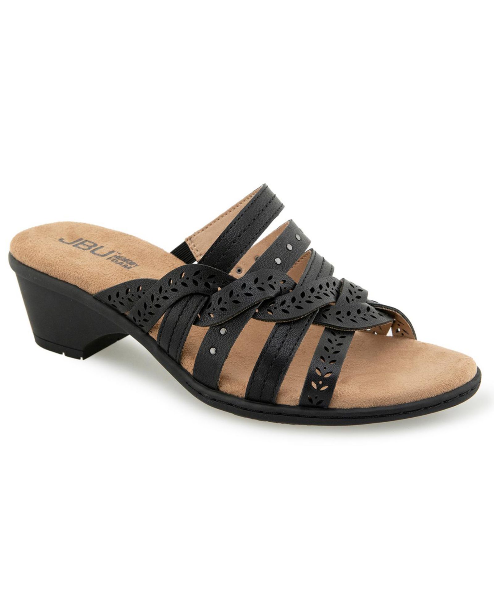 JBU Women's Juna Casual Slip-On Wedge Sandals