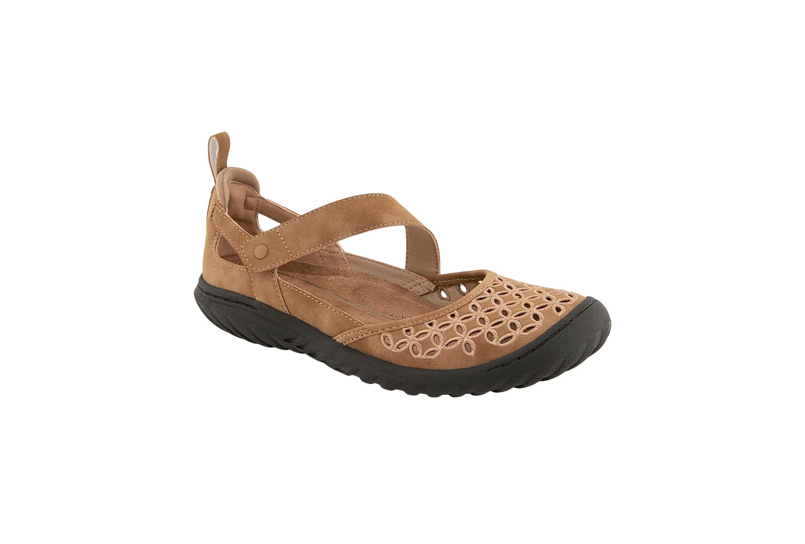 JBU Women's Bianca Mary Jane Round Toe Flats