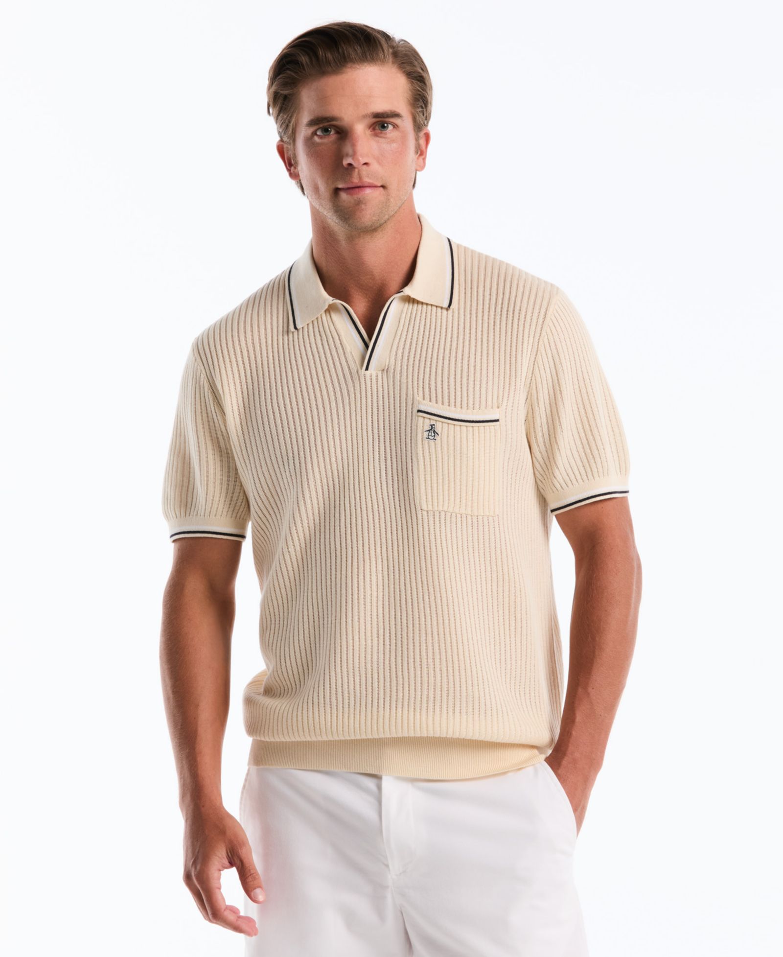 Original Penguin Men's Johnny Collar Polo Sweater