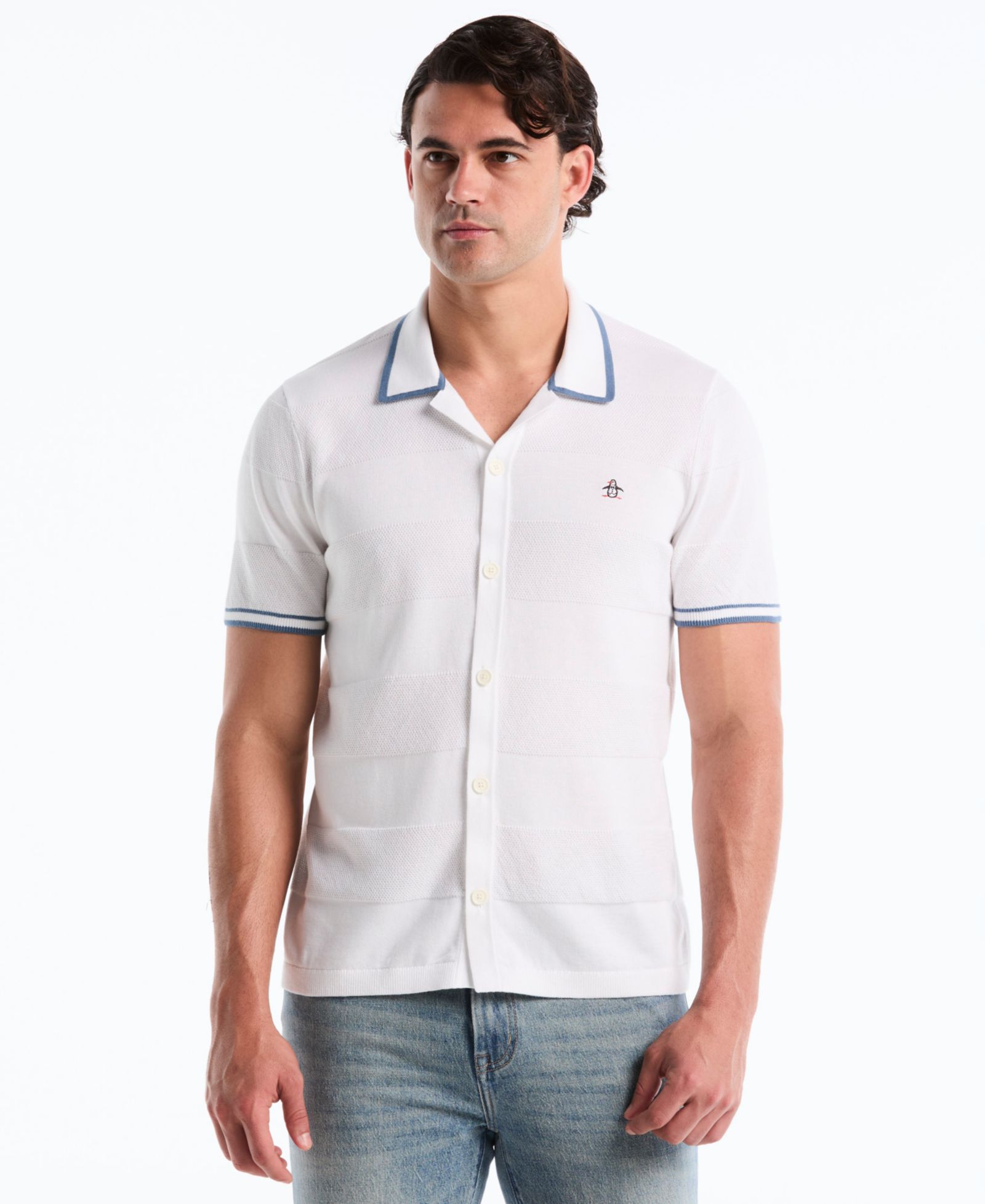 Поло-свитер Original Penguin Men's Cotton Seed Stitch