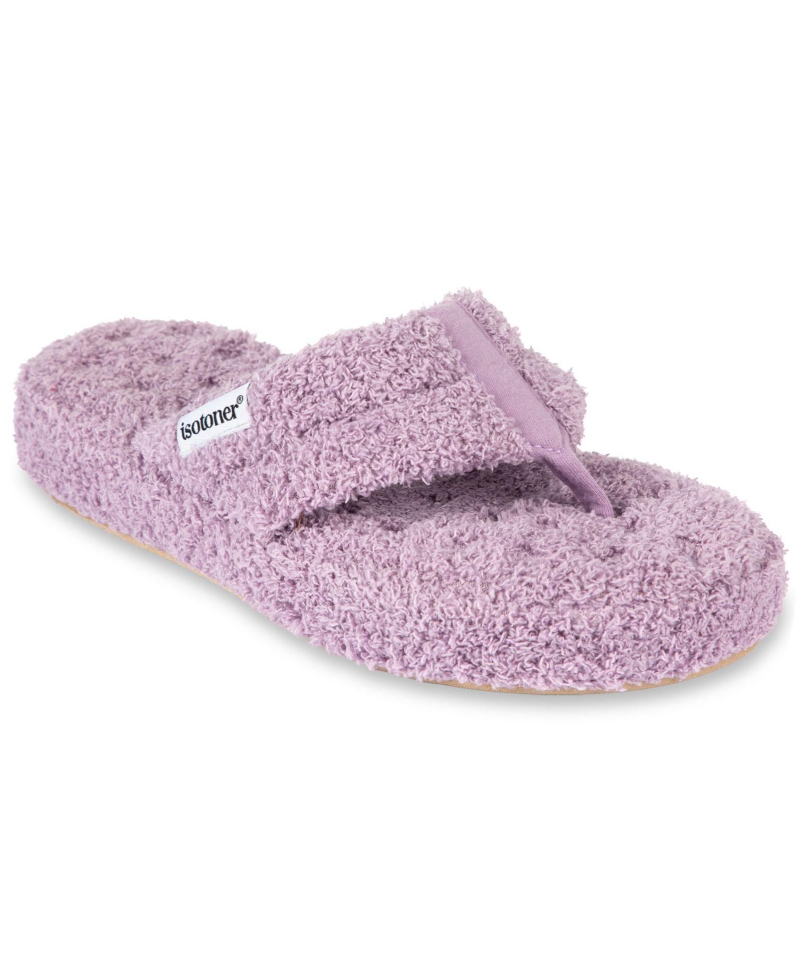 Isotoner Signature Women's Cozy Plush Joey Flip Flop Slippers