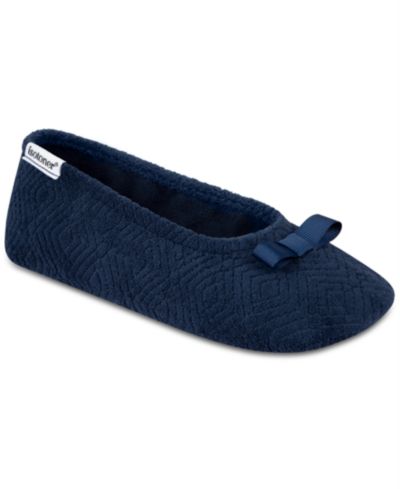 Женские тапочки Isotoner Signature Gemma Ballerina с микрофиброй