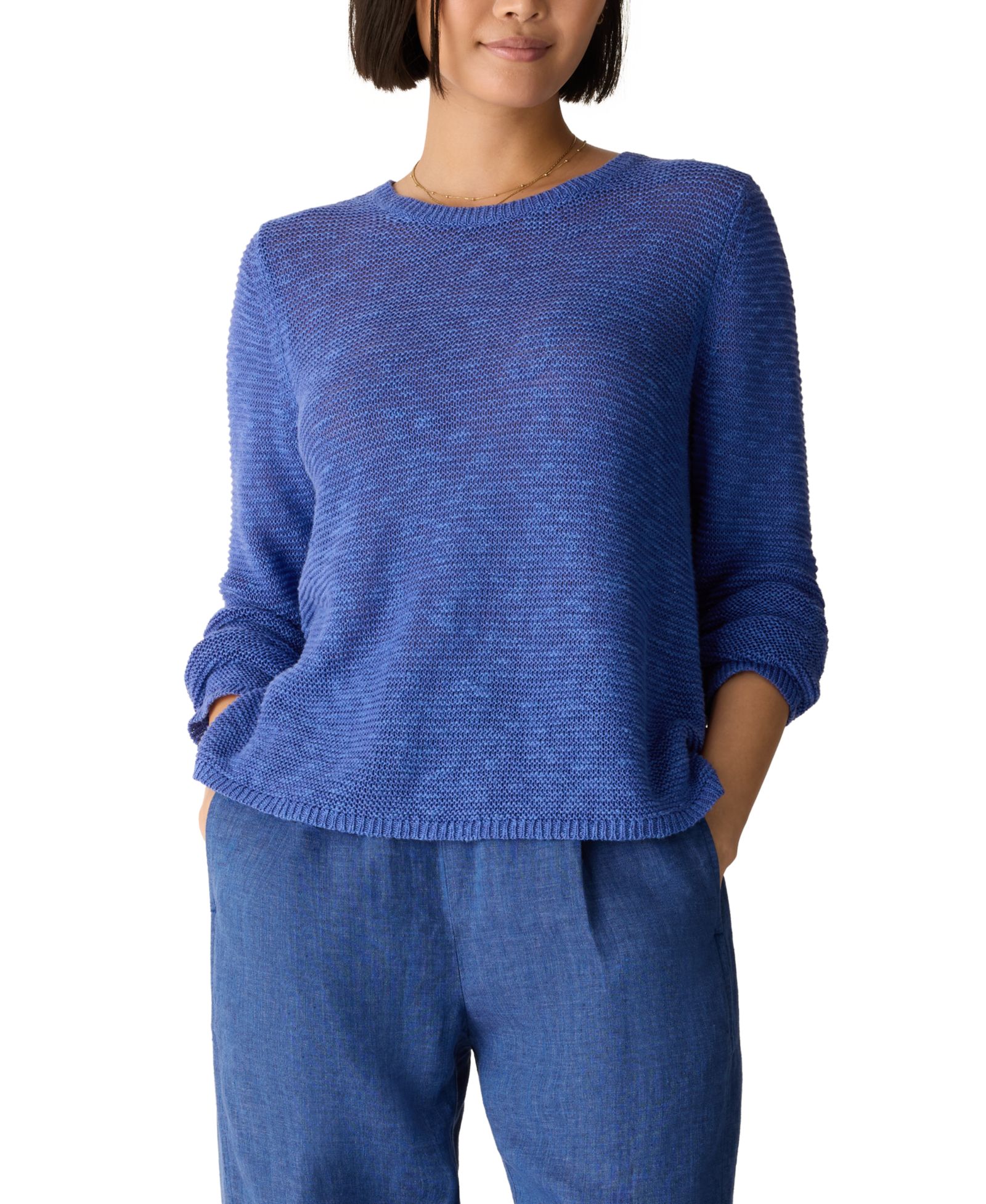 Eileen Fisher Женский джемпер с длинным рукавом, Regular & Plus Size
