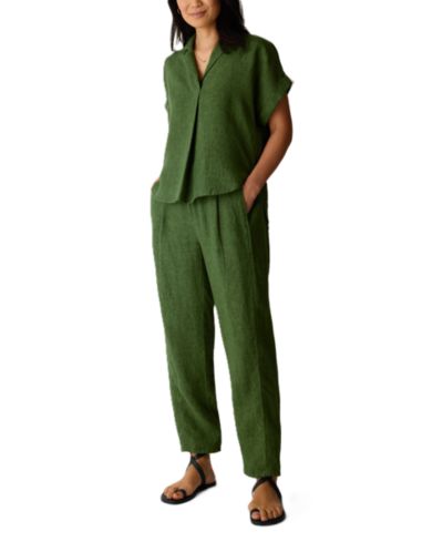 Eileen Fisher Женские брюки High-Waisted Pull-On Ankle, Plus Size