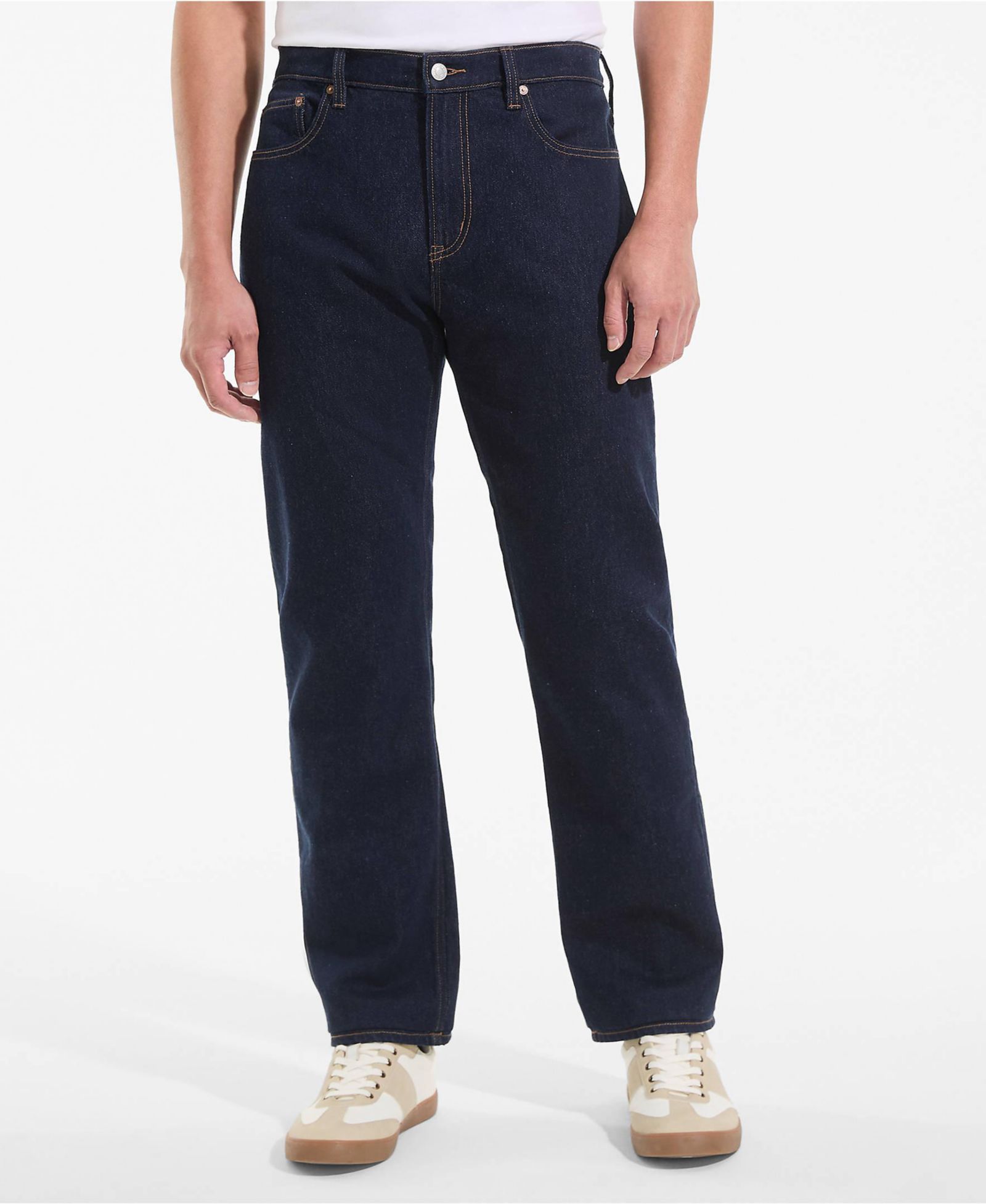 Мужские джинсы Lands' End Stretch Easy Classic Fit, синие