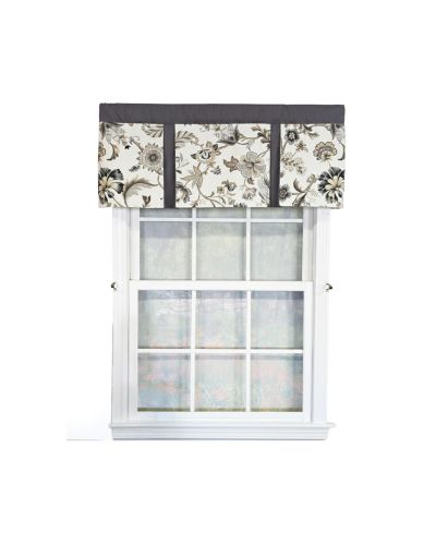 Занавеска RLF Home Zanzibar из хлопка 50" x 17" серая