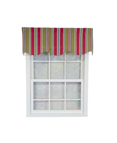RLF Home занавеска на окно Nigel Stripe Provance 100% хлопок, 50" x 17" Multi