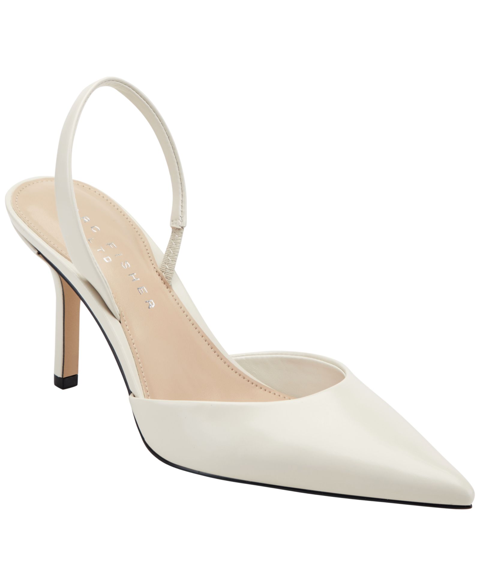 Marc Fisher LTD Women's Noland Leather Slingback Stiletto Pumps
