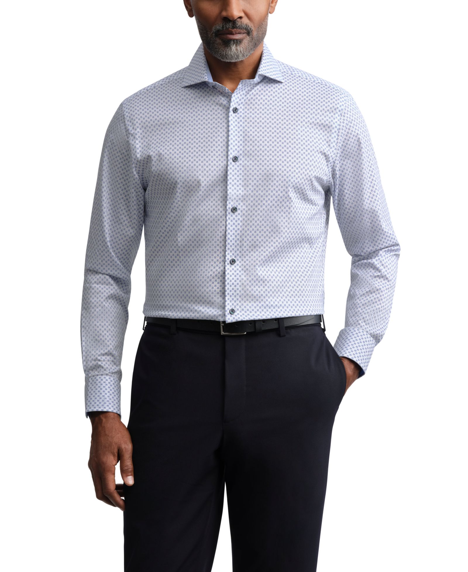Ted Baker Men's Premium Non-Iron Slim-Fit Dress Shirt