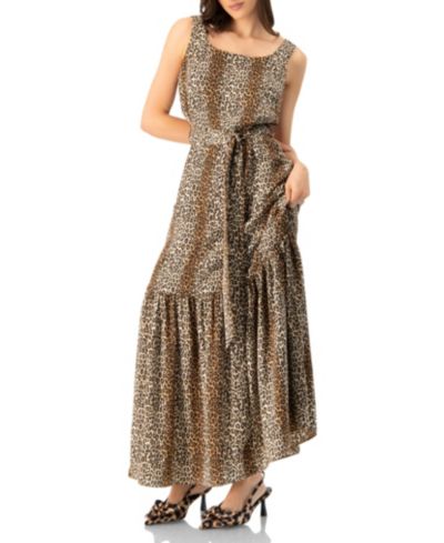 Ivonne Women's Animal Print Maxi Dress