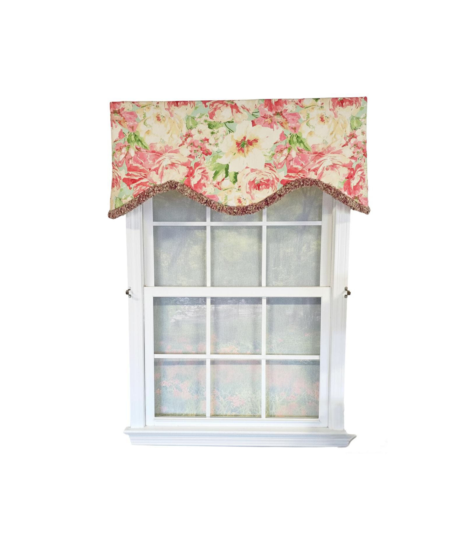 Подзор для окна RLF Home Angeline Cornice 100% Cotton Lined 50" x 17"