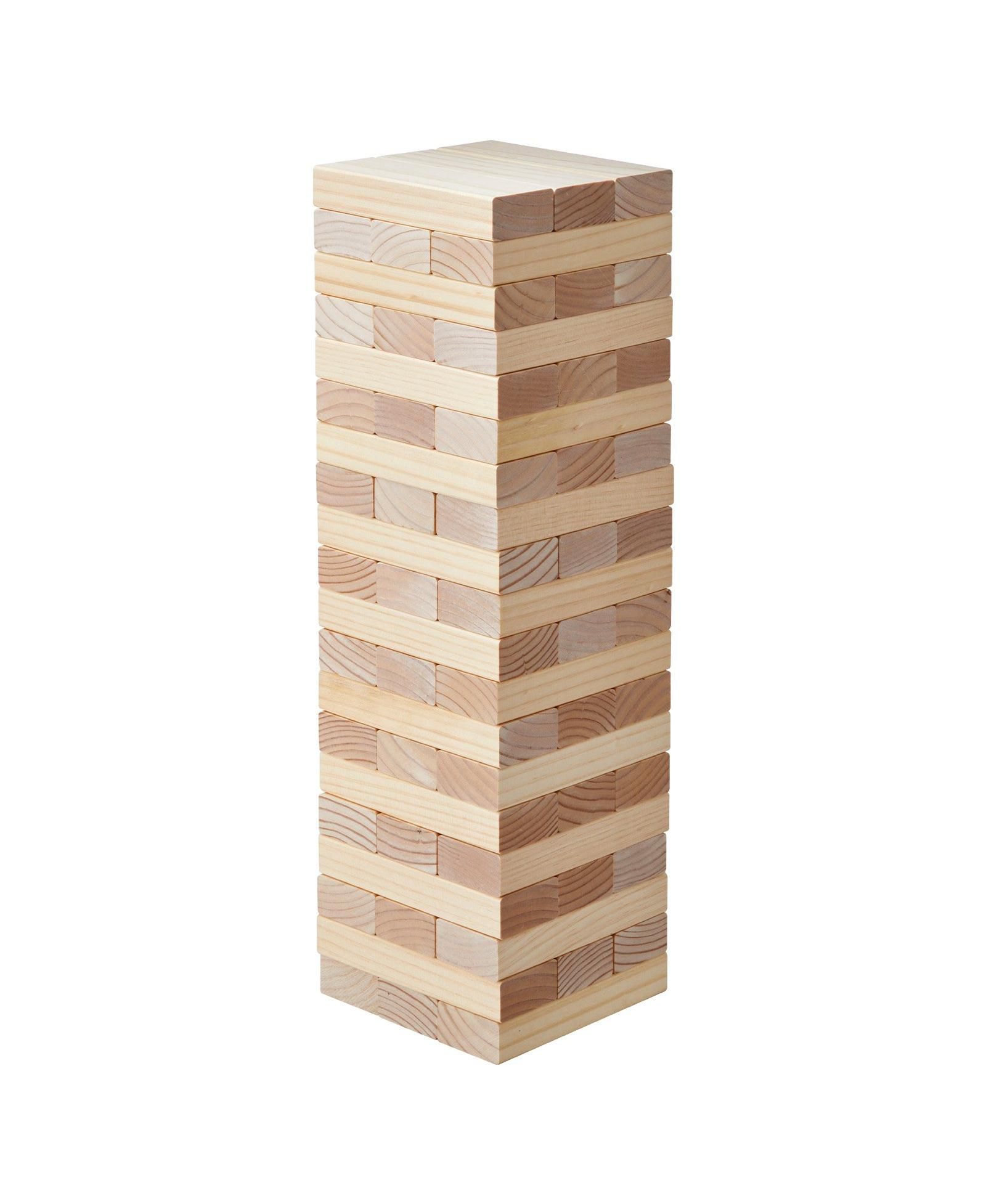 Деревянная игра Giant Wooden Tumbling Tower с костяшками домино и сумкой