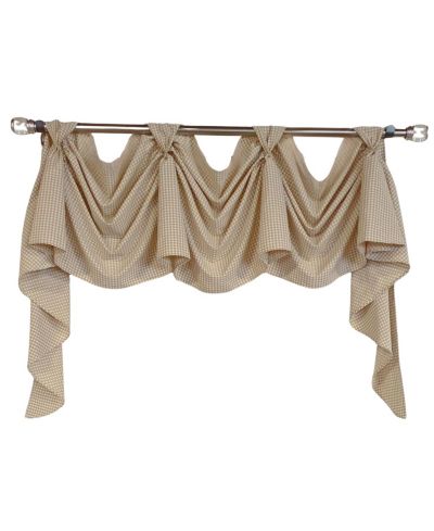 RLF Home Colburn 3-S Victory занавеска для окна 54" x 25" из 100% хлопка
