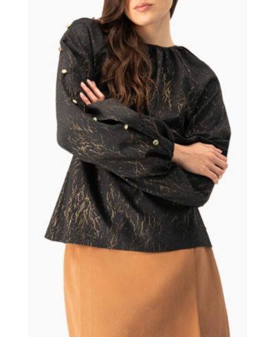 Женская блузка Ivonne Long Sleeve V-Neck