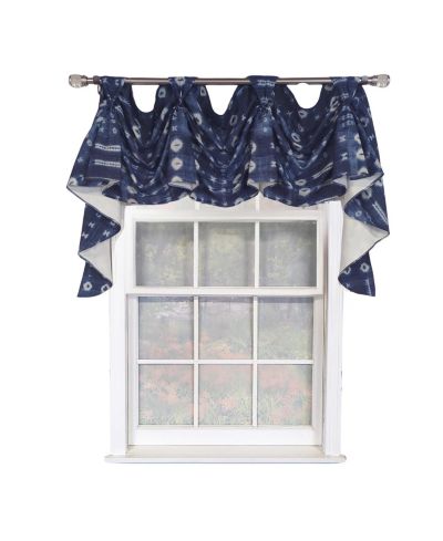 RLF Home штора RLF Home Pulsar 3-S из 100% хлопка Navy 54" x 25"
