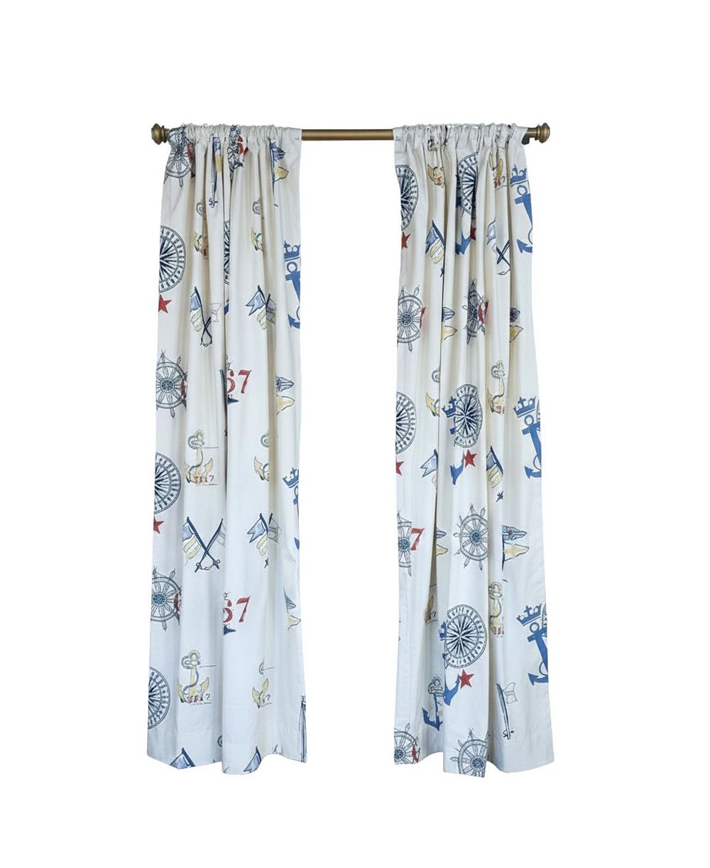 Комплект из 2 штор RLF Home Ralph Lauren Navigator 100% Cotton Rod Pocket