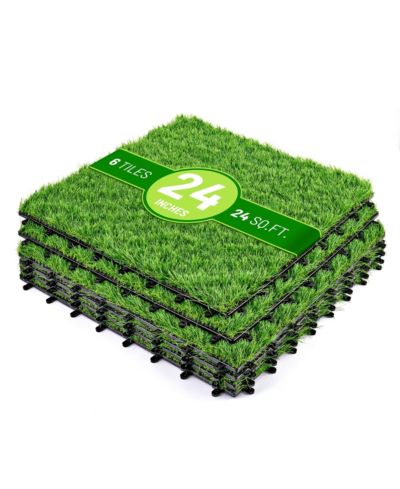 Плитка из искусственной травы Sorbus Interlocking для балкона и патио