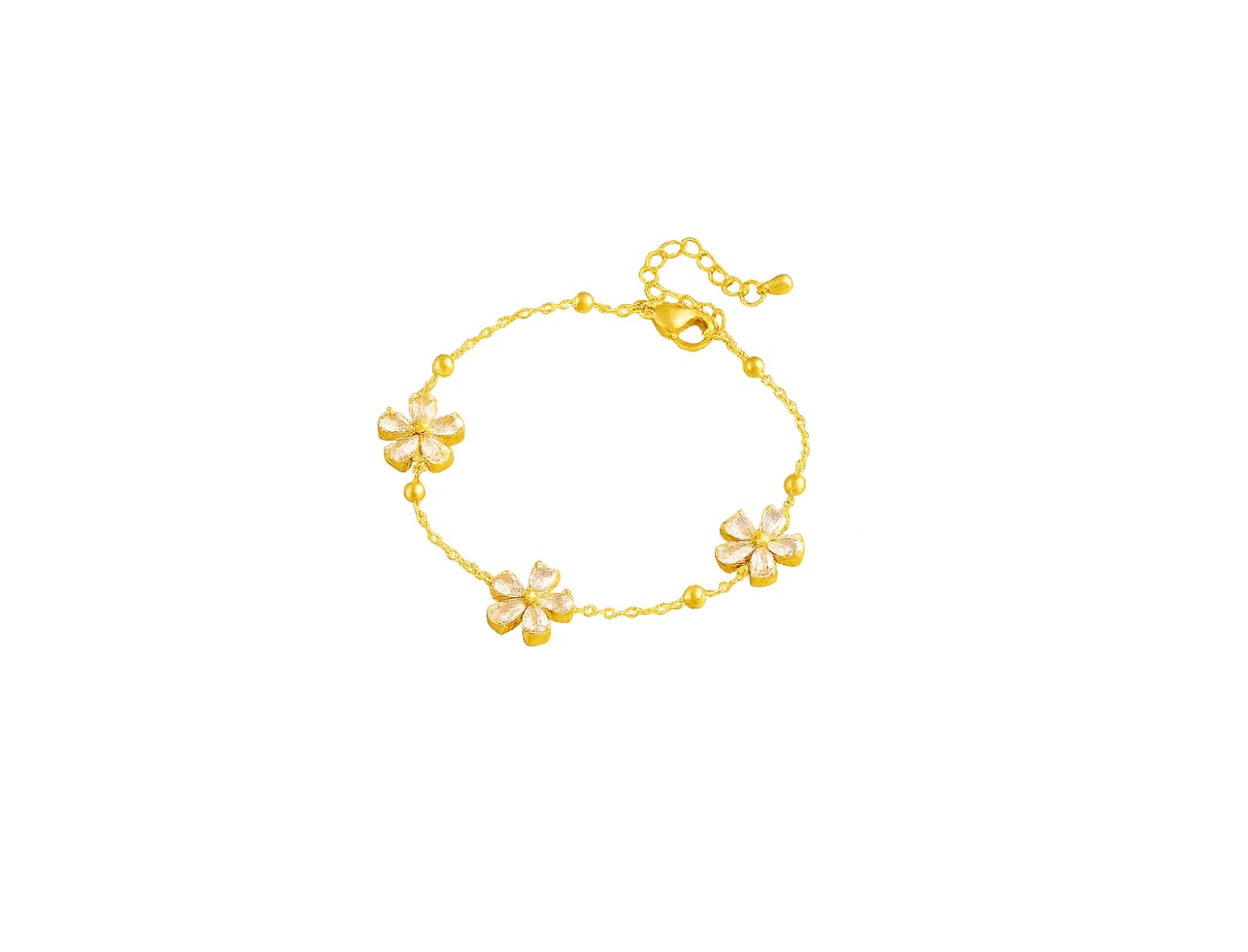 Dloria Marisol Crystal Blossom Bracelet