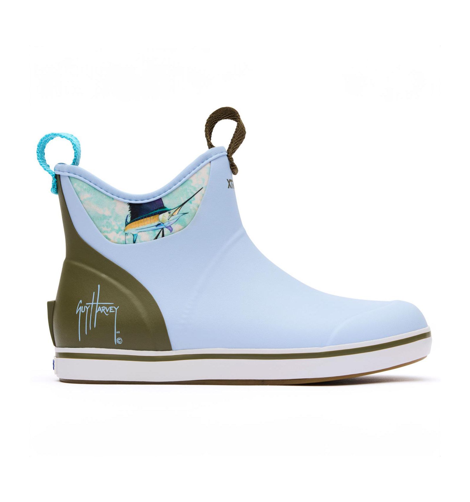 XTRATUF Women's Ankle Deck Boot Guy Harvey