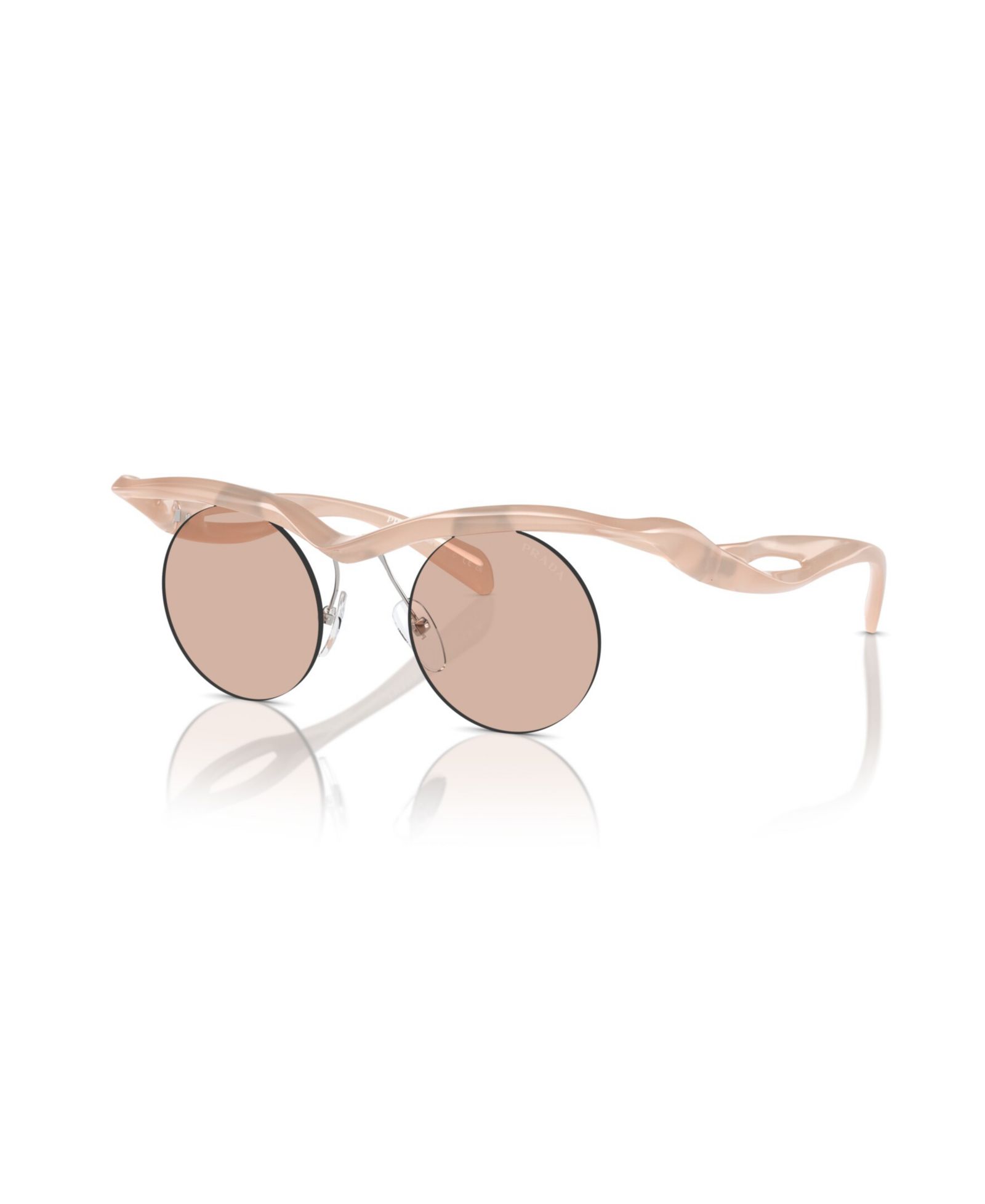 Женские круглые солнцезащитные очки Prada PR A24S