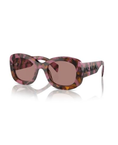 Женские овальные солнцезащитные очки Prada PR A13S