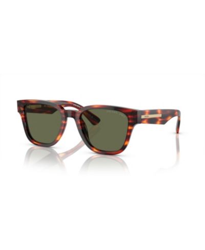 Prada Men's Rectangle Polarized Sunglasses, PR A04S