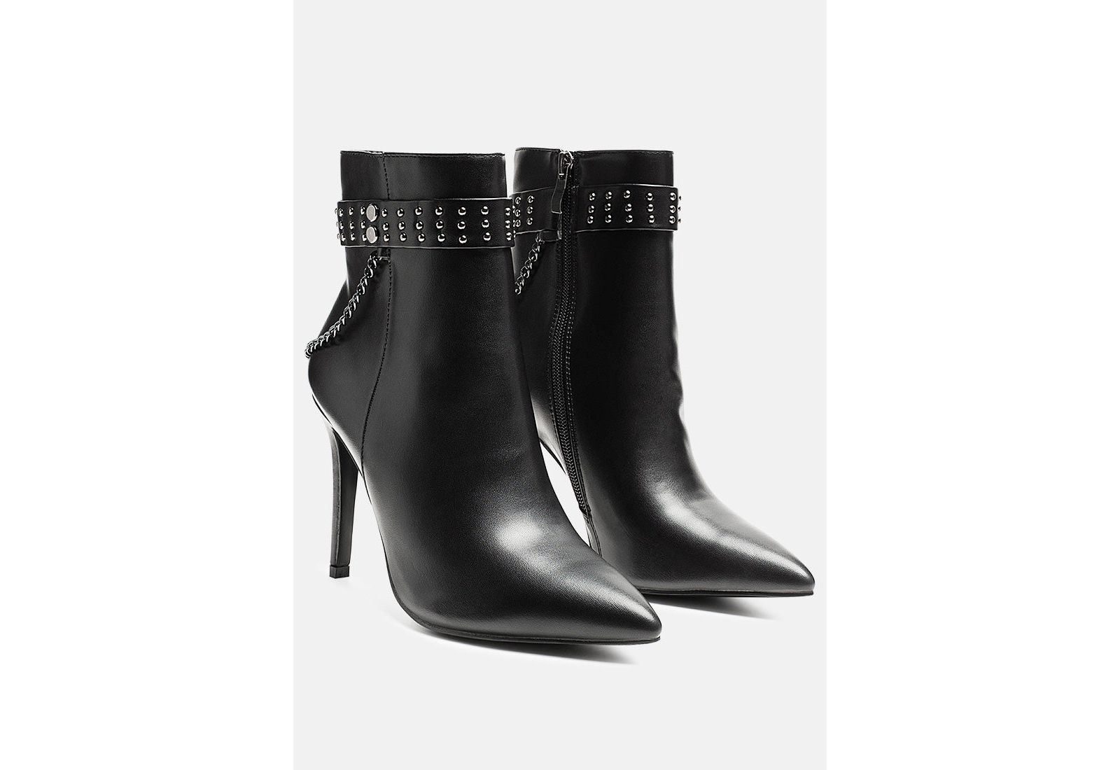 London Rag Women's Kendra Faux Leather High Heel Stiletto Boots