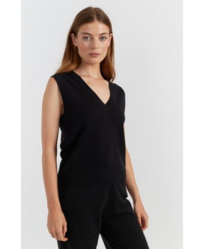 Chinti & Parker Women's Chinti and Parker Cloud Cashmere Knit Tank Top