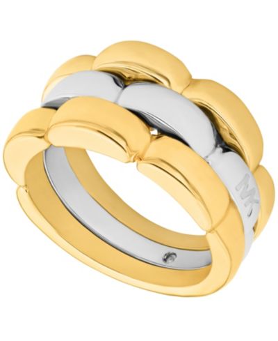 Кольцо Michael Kors Two-Tone Link