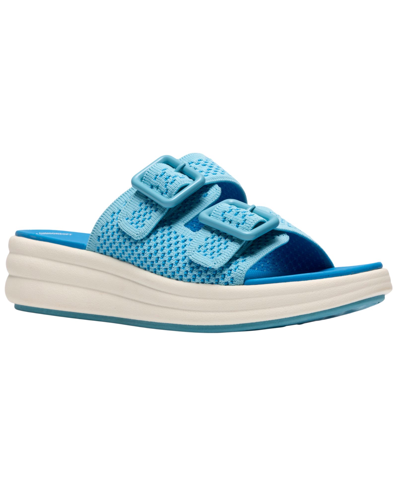 Clarks Женский Drift Faye Round Toe Wedge Sandals