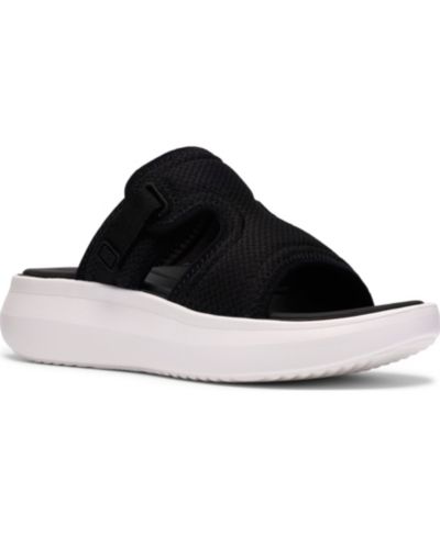 Clarks Women's Solevana Mist Slip-On Wedge Sandals