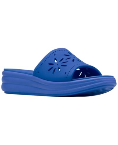 Женские сандалии-мюли Clarks Women's Drift Floral Slip-On Wedge