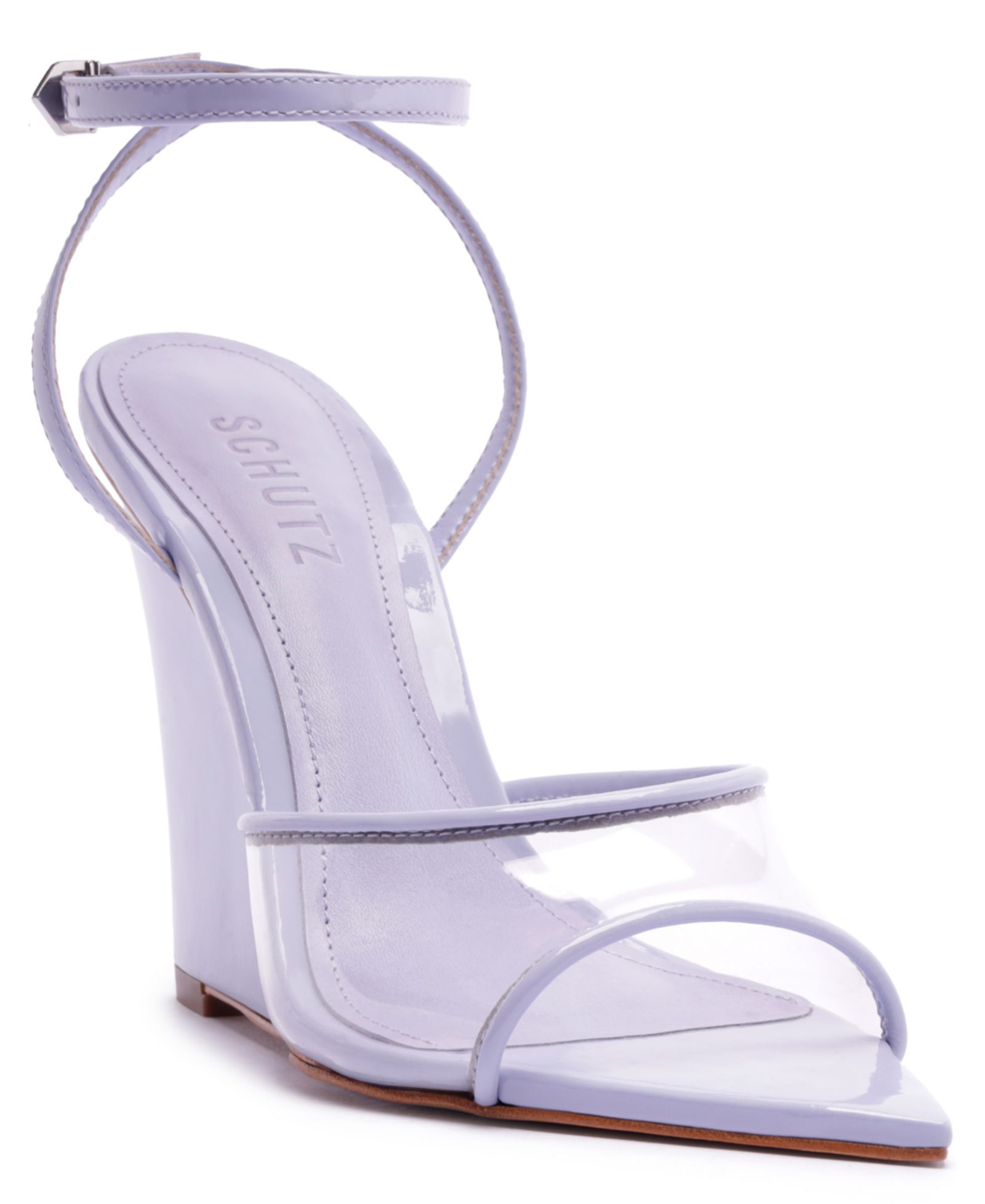 Сандалии Schutz Women's Elodie Vinyl Pointed Toe Wedge