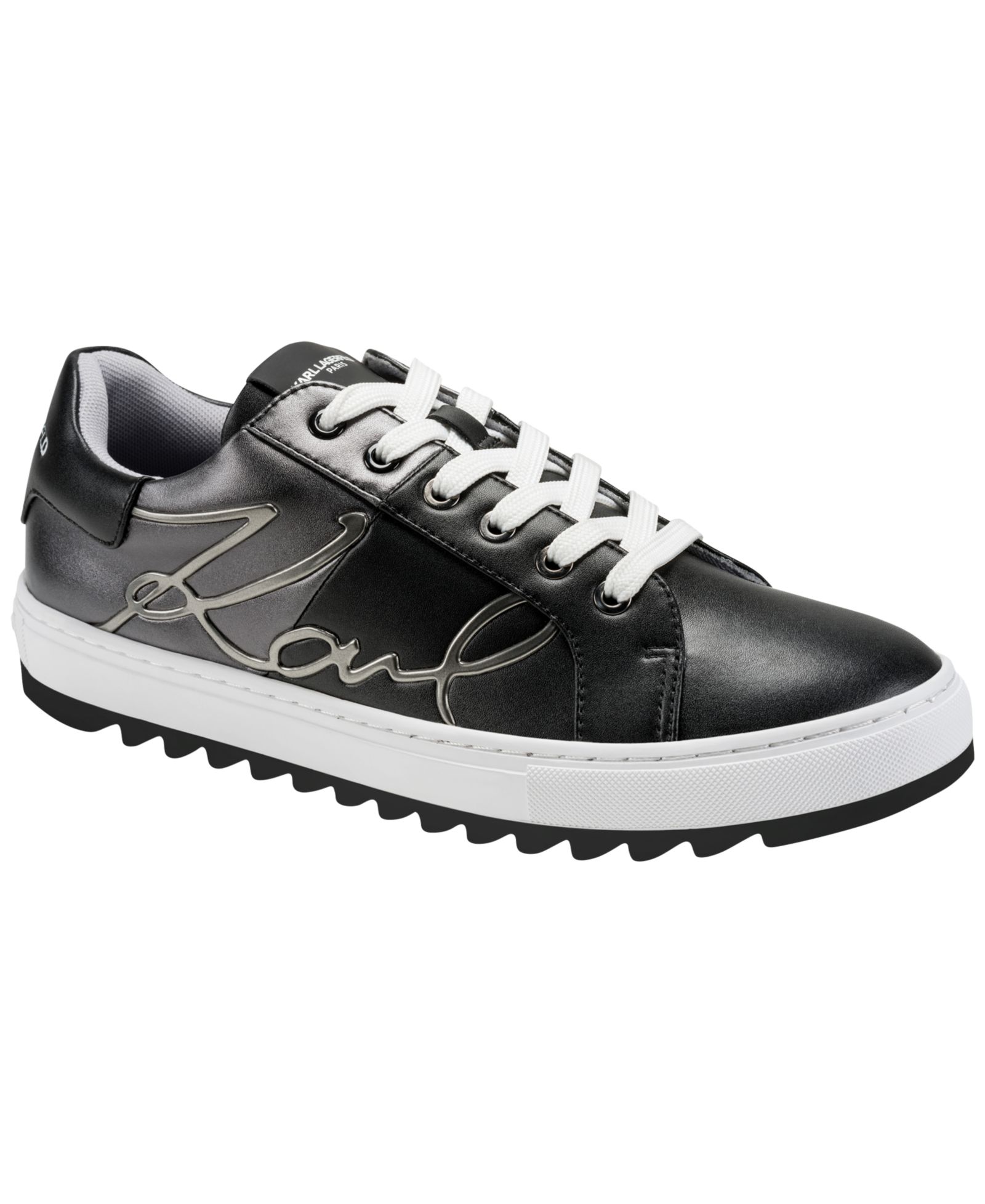 KARL LAGERFELD PARIS Men's Lace-Up Sneakers
