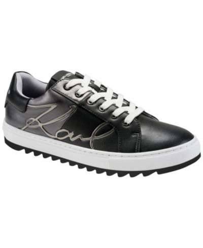 KARL LAGERFELD PARIS Men's Lace-Up Sneakers