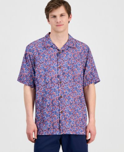 Мужская рубашка Tommy Bahama Coastal Ease Geo Rio с принтом