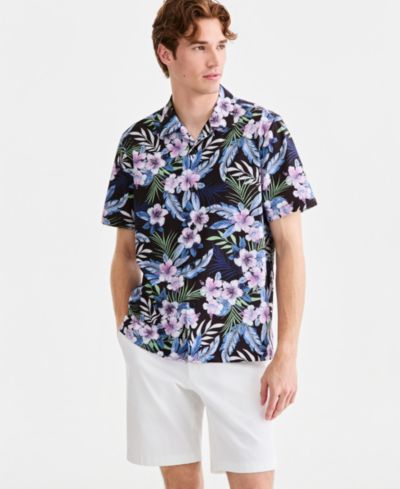 Мужская рубашка Tommy Bahama Bahama Coast Midnight Blooms