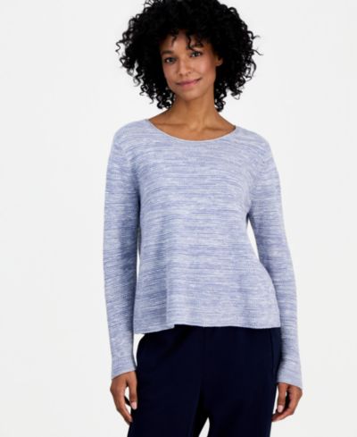 Женский свитер Eileen Fisher Slub-Knit с круглым вырезом
