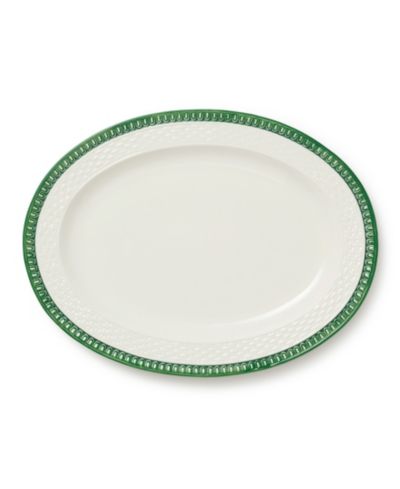 Овальное блюдо Certified International Le Jardin Embossed Rattan
