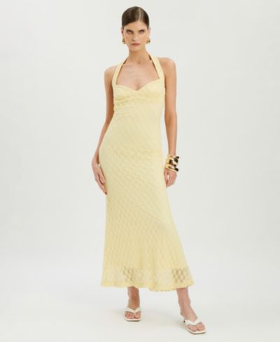 Bardot Женский Mariko Halter Neck Midi Dress