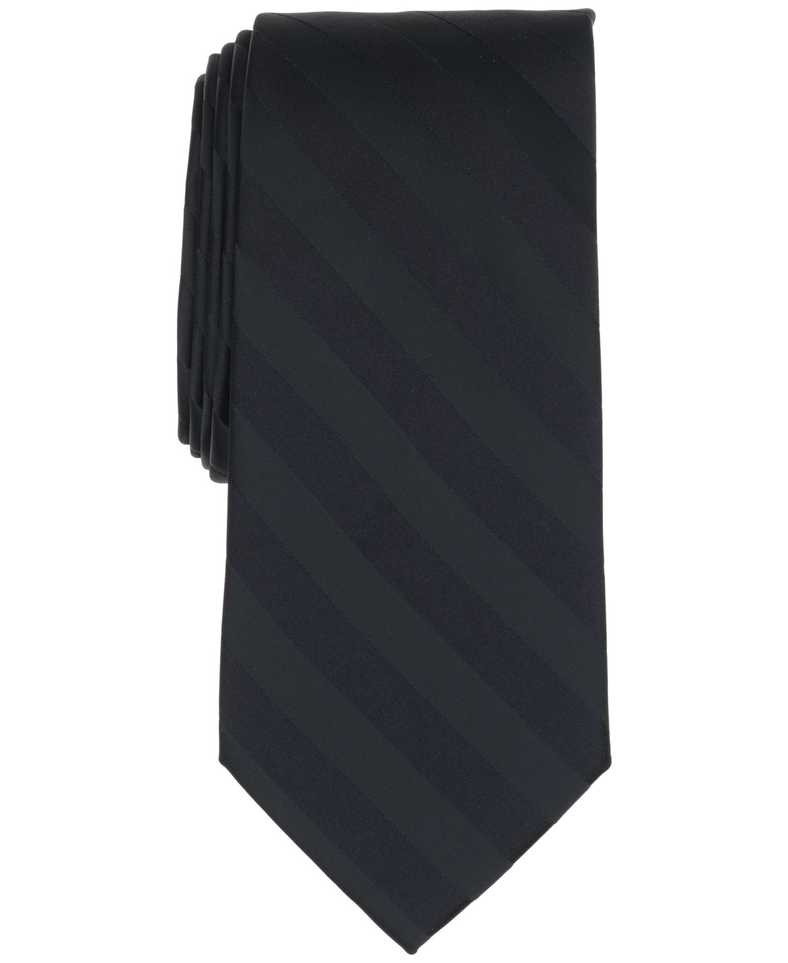 Perry Ellis Men's Satin Stripe Solid Tie