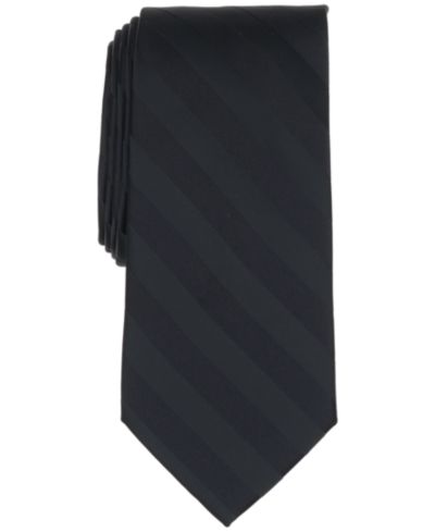 Мужской однотонный галстук Perry Ellis Satin Stripe Solid